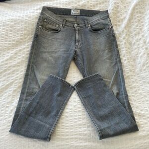 Men’s ACNE STUDIOS Ace Light Grey jeans / 33/32